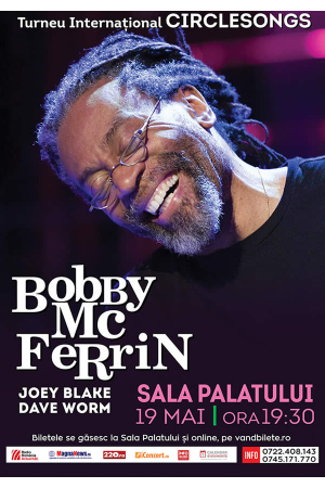 Concert bobby mcferrin 2018 sala palatului