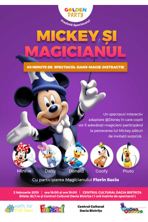Mickey si magicianul afis bistrita